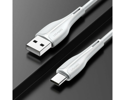 Кабель Usams US-SJ372 U38 Type-C Charging and Data Cable 1m White (SJ372USB02)