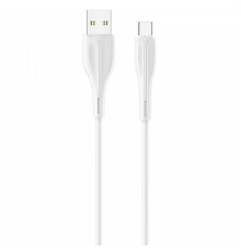 Кабель Usams US-SJ372 U38 Type-C Charging and Data Cable 1m White (SJ372USB02)