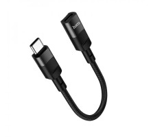 Кабель HOCO U107 Type-C male to iP female adapter cable(L=0.1m) Black (6931474789983)