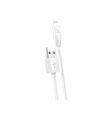 Кабель HOCO X1 USB to iP 2.4A, 2m, PVC, PVC connectors, White (6957531032014)
