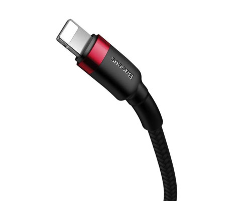 Кабель Baseus Cafule Cable Type-C to iP PD 20W 1m Red+Black (CATLKLF-91)