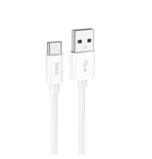 Кабель HOCO X87 Magic silicone charging data cable for Type-C White (6931474783240)