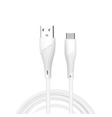 Кабель WUW-X196 USB Micro 2,4A 1m white (6972573335572)