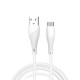 Кабель WUW-X196 USB Micro 2,4A 1m white (6972573335572)