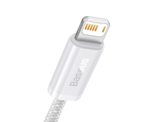 Кабель Baseus Dynamic Series Fast Charging Data Cable USB to iP 2.4A 2m White (CALD000502)