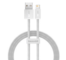 Кабель Baseus Dynamic Series Fast Charging Data Cable USB to iP 2.4A 2m White (CALD000502)