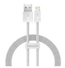 Кабель Baseus Dynamic Series Fast Charging Data Cable USB to iP 2.4A 2m White (CALD000502)