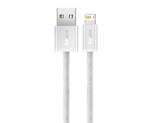 Кабель Baseus Dynamic Series Fast Charging Data Cable USB to iP 2.4A 2m White (CALD000502)