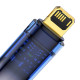 Кабель Baseus Explorer Series Auto Power-Off Fast Charging Data Cable USB to IP 2.4A 1m Blue (CATS000403)