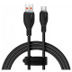 Кабель Baseus Pudding Series Fast Charging Cable USB to Type-C 100W 1.2m Cluster Black (P10355703111-00)
