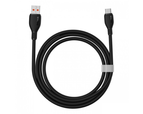 Кабель Baseus Pudding Series Fast Charging Cable USB to Type-C 100W 1.2m Cluster Black (P10355703111-00)