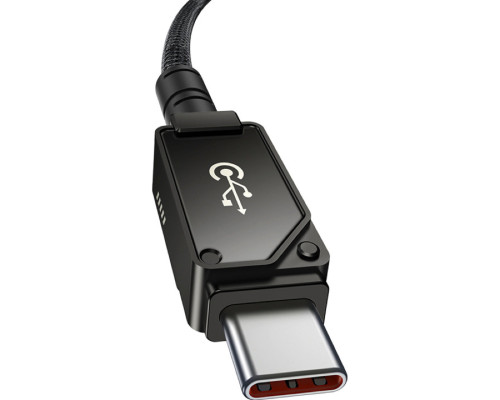 Кабель Baseus Unbreakable Series Fast Charging Data Cable Type-C to Type-C 100W 2m Cluster Black (P10355800111-01)