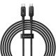 Кабель Baseus Unbreakable Series Fast Charging Data Cable Type-C to Type-C 100W 2m Cluster Black (P10355800111-01)