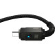 Кабель Baseus Unbreakable Series Fast Charging Data Cable Type-C to Type-C 100W 2m Cluster Black (P10355800111-01)