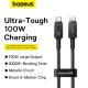 Кабель Baseus Unbreakable Series Fast Charging Data Cable Type-C to Type-C 100W 2m Cluster Black (P10355800111-01)