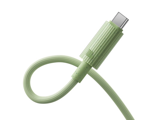 Кабель Baseus Habitat Series Fast Charging Cable Type-C to Type-C 100W 1m Natural Green (P10360202631-00)