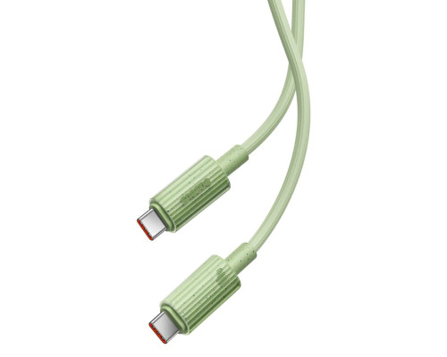 Кабель Baseus Habitat Series Fast Charging Cable Type-C to Type-C 100W 1m Natural Green (P10360202631-00)