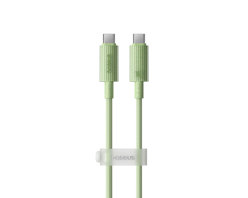 Кабель Baseus Habitat Series Fast Charging Cable Type-C to Type-C 100W 1m Natural Green (P10360202631-00)