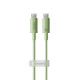 Кабель Baseus Habitat Series Fast Charging Cable Type-C to Type-C 100W 1m Natural Green (P10360202631-00)