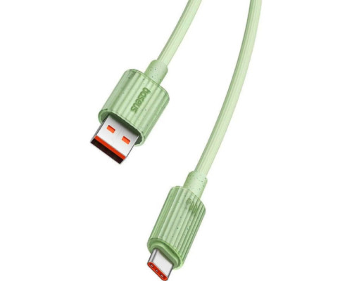 Кабель Baseus Habitat Series Fast Charging Cable USB to Type-C 100W 2m Natural Green (P10360203631-01)