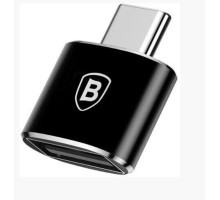 Адаптер Baseus USB Female To Type-C Male Adapter Converter Black (CATOTG-01)