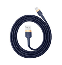 Кабель Baseus cafule Cable USB For iP 2.4A 1m Gold+Blue (CALKLF-BV3)