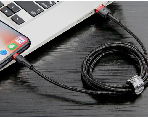 Кабель Baseus Cafule Cable USB For iP 1.5A 2m Gold+Blue (CALKLF-CV3)