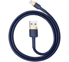 Кабель Baseus Cafule Cable USB For iP 1.5A 2m Gold+Blue (CALKLF-CV3)