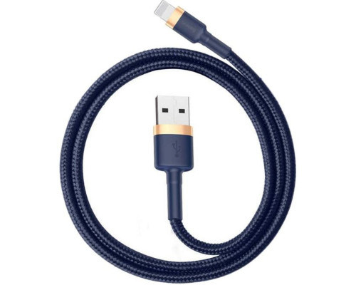 Кабель Baseus Cafule Cable USB For iP 1.5A 2m Gold+Blue (CALKLF-CV3)