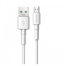 Кабель Baseus Mini White Cable USB For Micro 2.4A 1m White (CAMSW-02)
