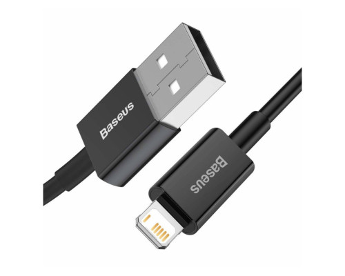 Кабель Baseus Superior Series USB to iP 2.4A 1m Black (CALYS-A01)