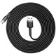 Кабель Baseus Cafule Cable USB For Micro 2A 3m Gray+Black (CAMKLF-HG1)
