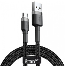 Кабель Baseus Cafule Cable USB For Micro 2A 3m Gray+Black (CAMKLF-HG1)