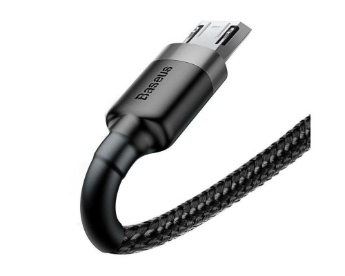 Кабель Baseus Cafule Cable USB For Micro 2A 3m Gray+Black (CAMKLF-HG1)