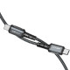 Кабель ACEFAST C1-03 Type-C to Type-C 3A, 1.2m, nylon, aluminum connectors, Black (AFC1-03B)