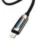 Кабель Baseus Display Fast Charging Data Cable Type-C to IP 20W 1m Black (CATLSK-01)