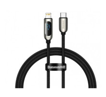 Кабель Baseus Display Fast Charging Data Cable Type-C to IP 20W 1m Black (CATLSK-01)