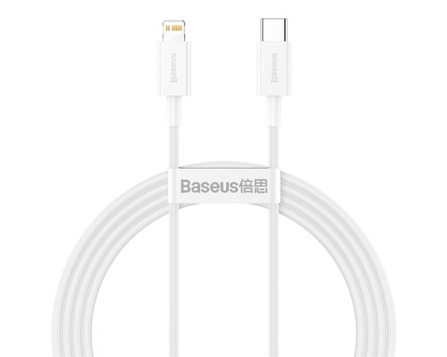 Кабель Baseus Superior Series Fast Charging Data Cable Type-C to iP PD 20W 1.5m White (CATLYS-B02)