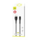 Кабель Usams US-SJ371 U38 Lightning Charging and Data Cable 1m Black (SJ371USB01)