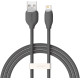 Кабель Baseus Jelly Liquid Silica Gel Fast Charging Data Cable USB to iP 2.4A 1.2m Black (CAGD000001)