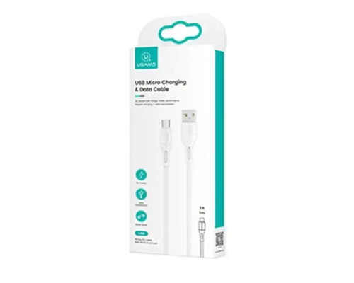 Кабель Usams US-SJ502 U68 Micro Charging & Data Cable 1m White (SJ502USB02)