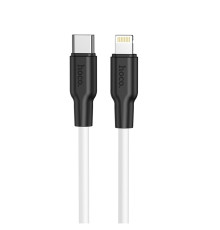 Кабель HOCO X21 Plus Type-C to iP 3A, 20W, 1m, black and white (6931474742162)
