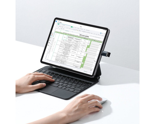 Адаптер Baseus Ingenuity Series Mini OTG Adaptor Type-C to USB-A 3.1 Blue (ZJJQ000003)