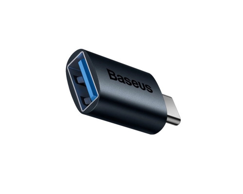 Адаптер Baseus Ingenuity Series Mini OTG Adaptor Type-C to USB-A 3.1 Blue (ZJJQ000003)
