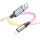 Кабель HOCO U112 Shine charging data cable for iP Gray (6931474788801)