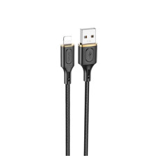 Кабель HOCO X95 Goldentop charging data cable iP Black (6931474794383)