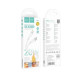 Кабель HOCO X97 Crystal color silicone charging data cable iP white (6931474799791)