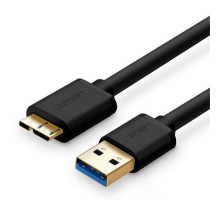 Кабель UGREEN US130 USB 3.0 A Male to Micro USB 3.0 Type B Male Cable 1m (Black) (UGR-10841) (UGR-10841)