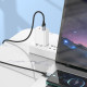 Кабель HOCO X102 USB to Type-C 3A, 1m, nylon, aluminum connectors, Black (6942007608770)