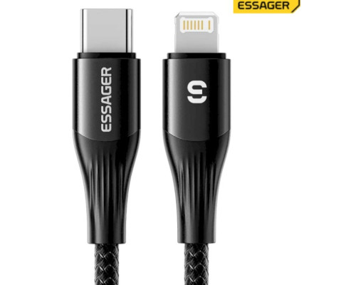 Кабель ESSAGER SY01-P Type-C to IP 29W black (EXCTL-SY01-P)